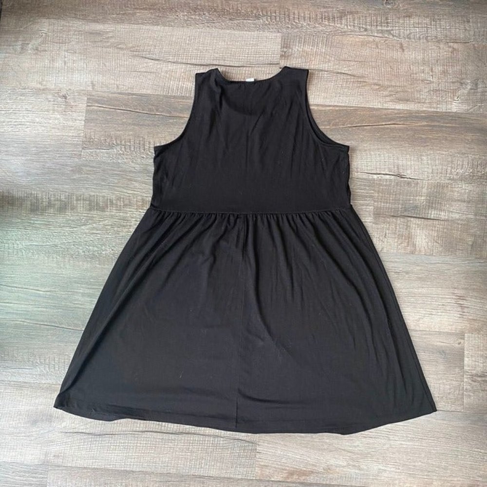 Old Navy Black Sleeveless Summer Dress.  Size Large